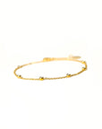 Ainsley Gemstone Station Bracelet