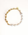 Everly Graduated Link Pearl Bracelet