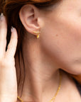 Aster Linear Drop Earrings