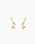 Aster Linear Drop Earrings