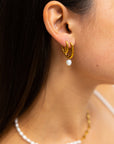 Sophie Pearl Link Earrings