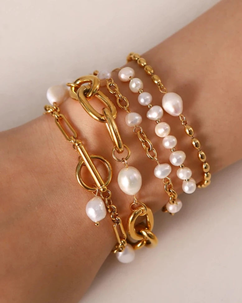 Bailey Solo Pearl Bead Bracelet