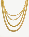 Ava Snake Chain Layering Necklaces