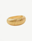 Blair Ridged Dome Ring