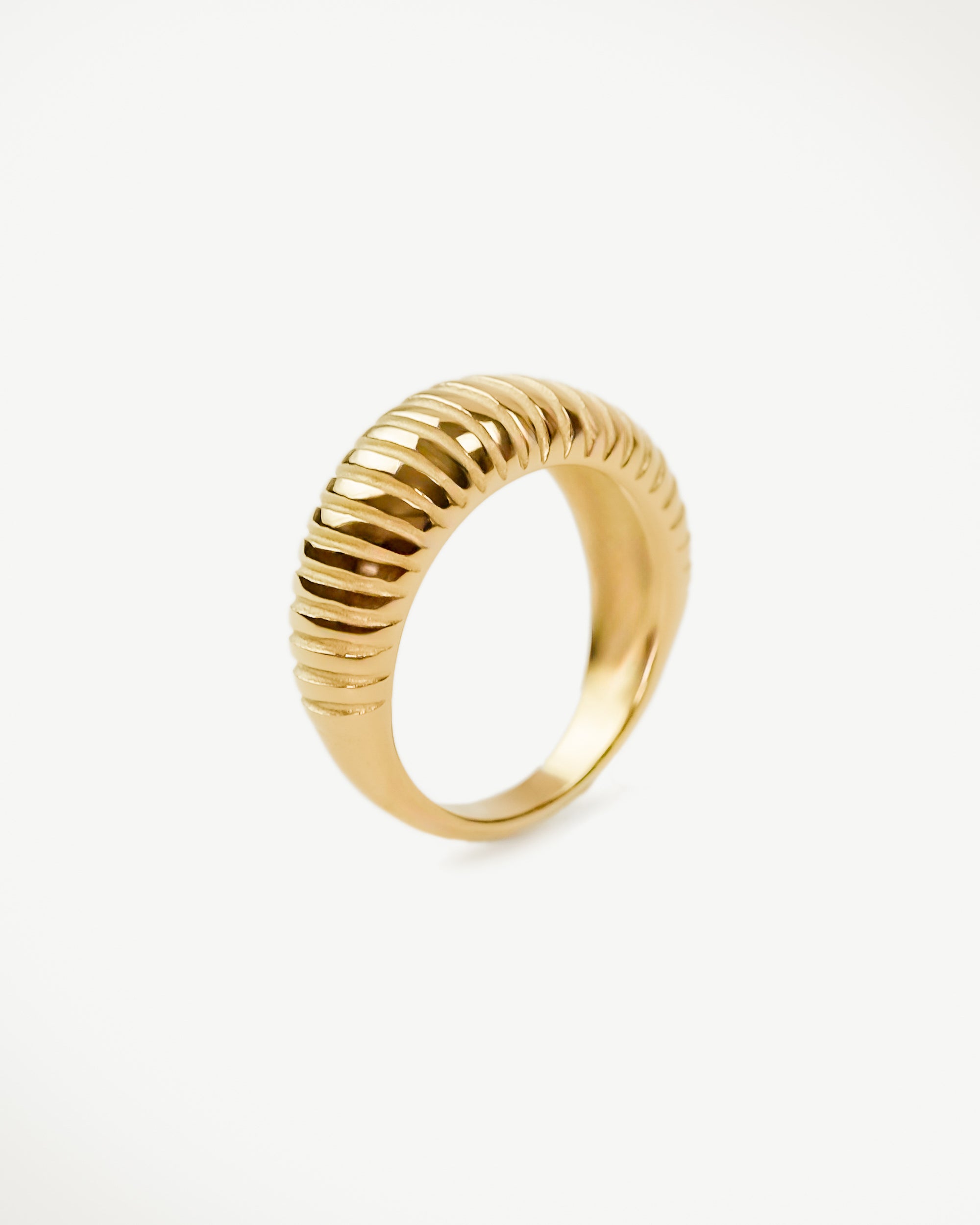 Blair Ridged Dome Ring