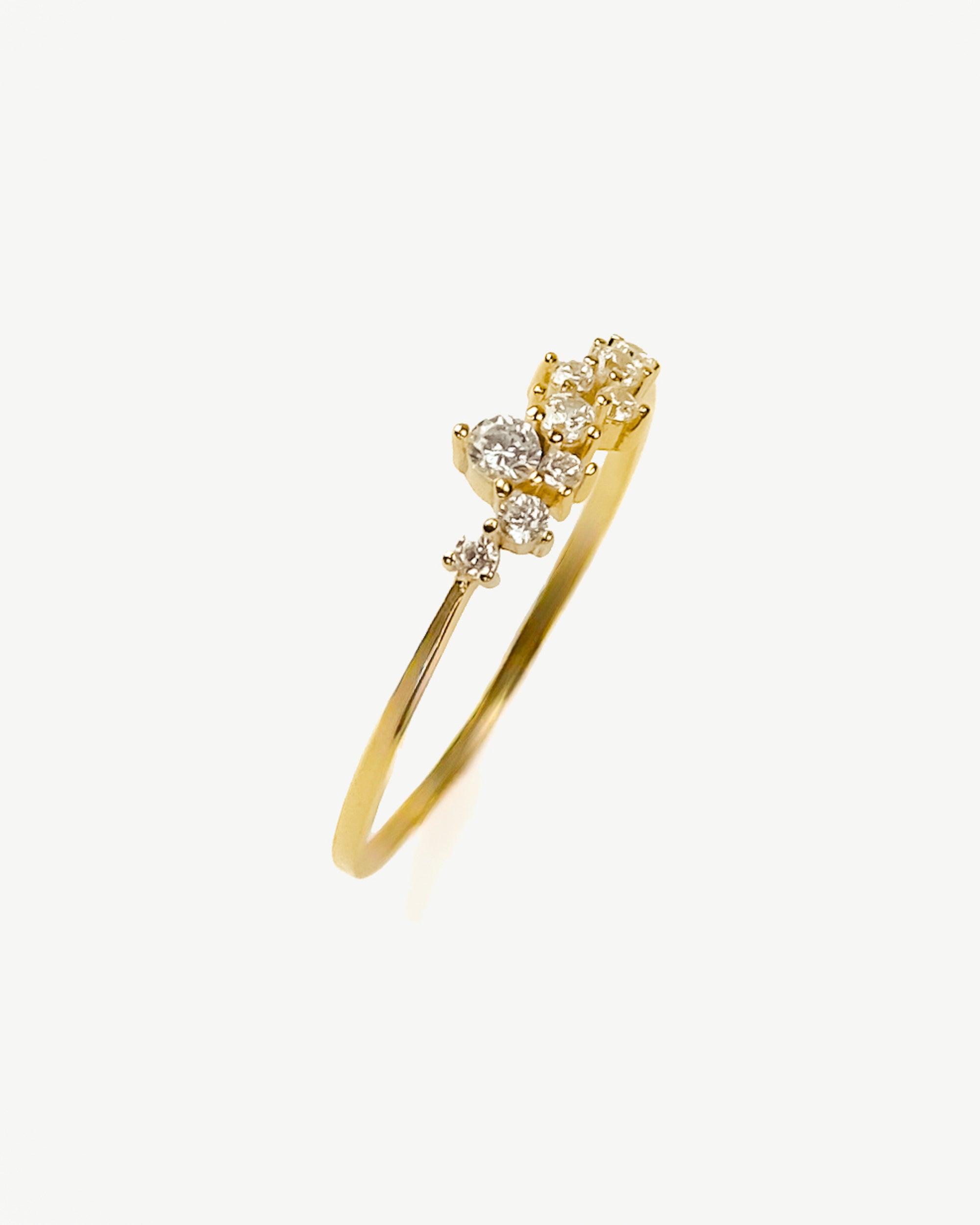 Carys Minimalist Cluster Ring