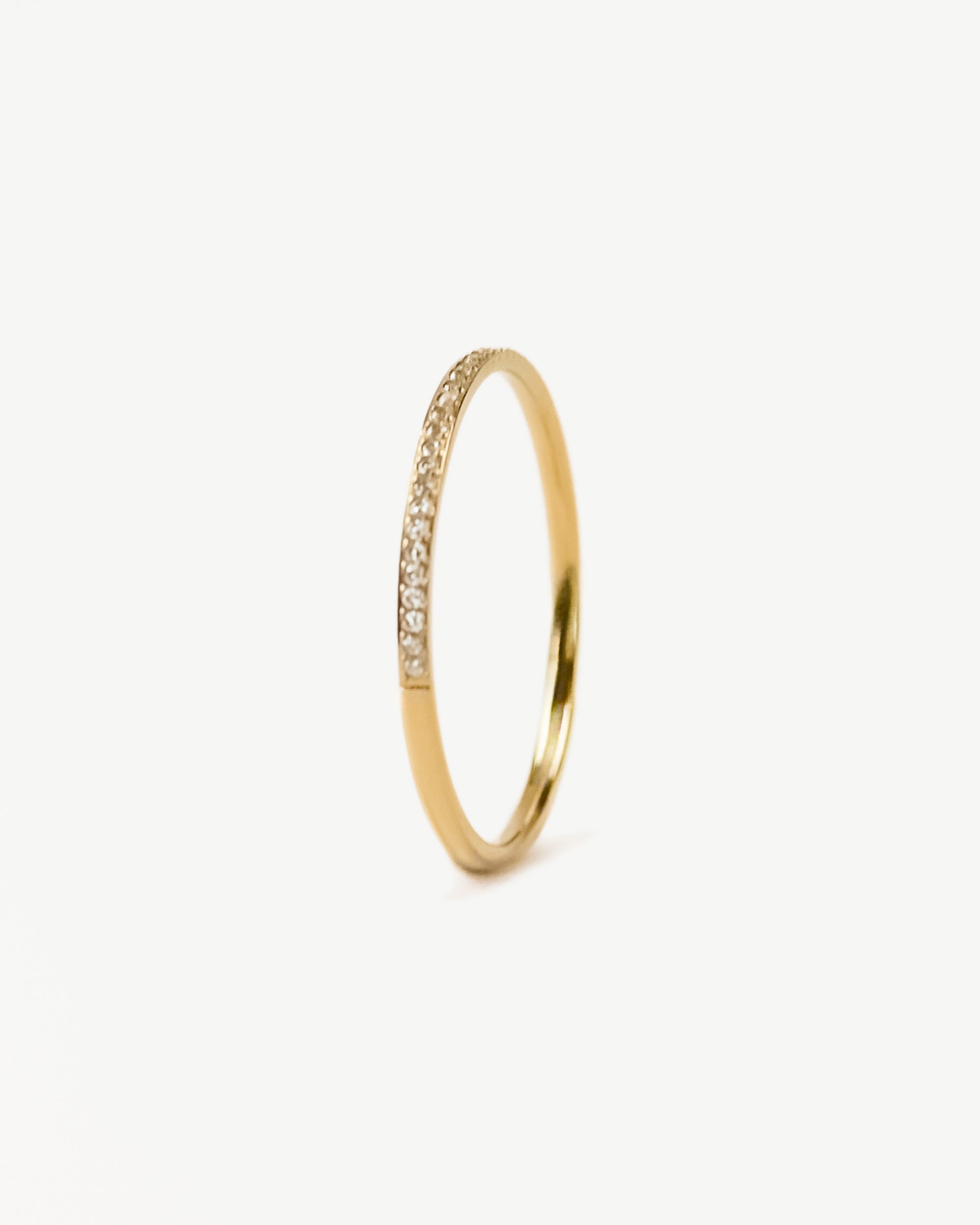 Josie Fine Half-Pave Ring