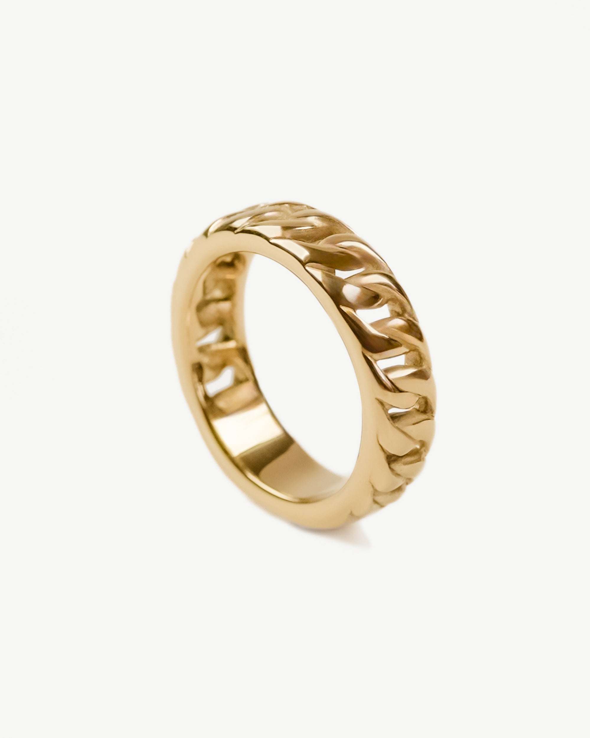 Kary Curb Link Ring