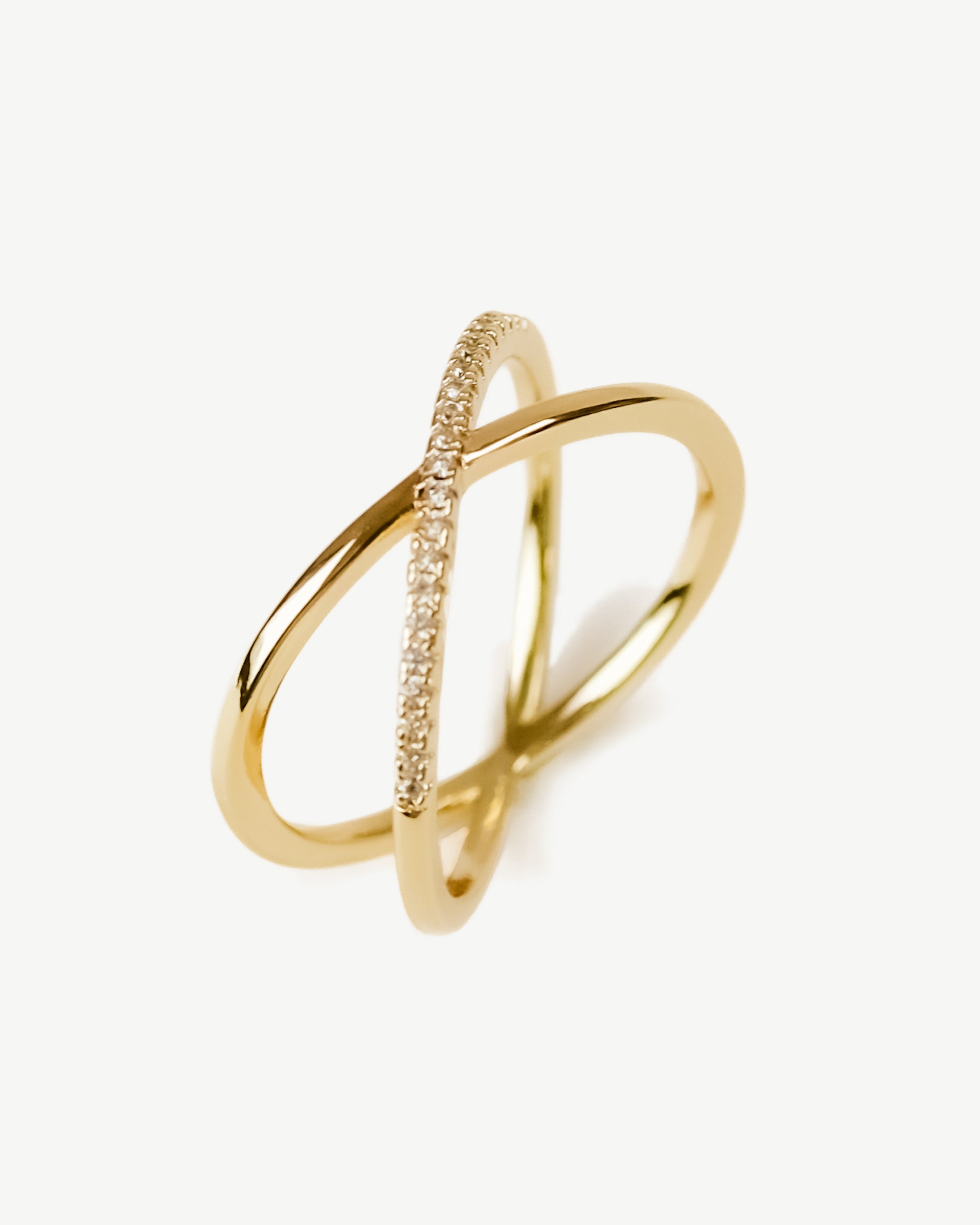 Nyla Pave X Ring