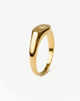 Sasha Star Signet Ring